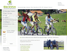 Tablet Screenshot of bike-station.eu