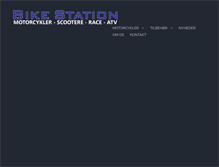 Tablet Screenshot of bike-station.dk